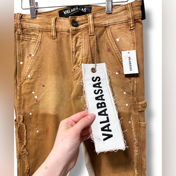 NWT VALABASAS “ALPHA” CAHI STACKED FLARE Bootcut Utility Jean Size 28 - Picture 7 of 10